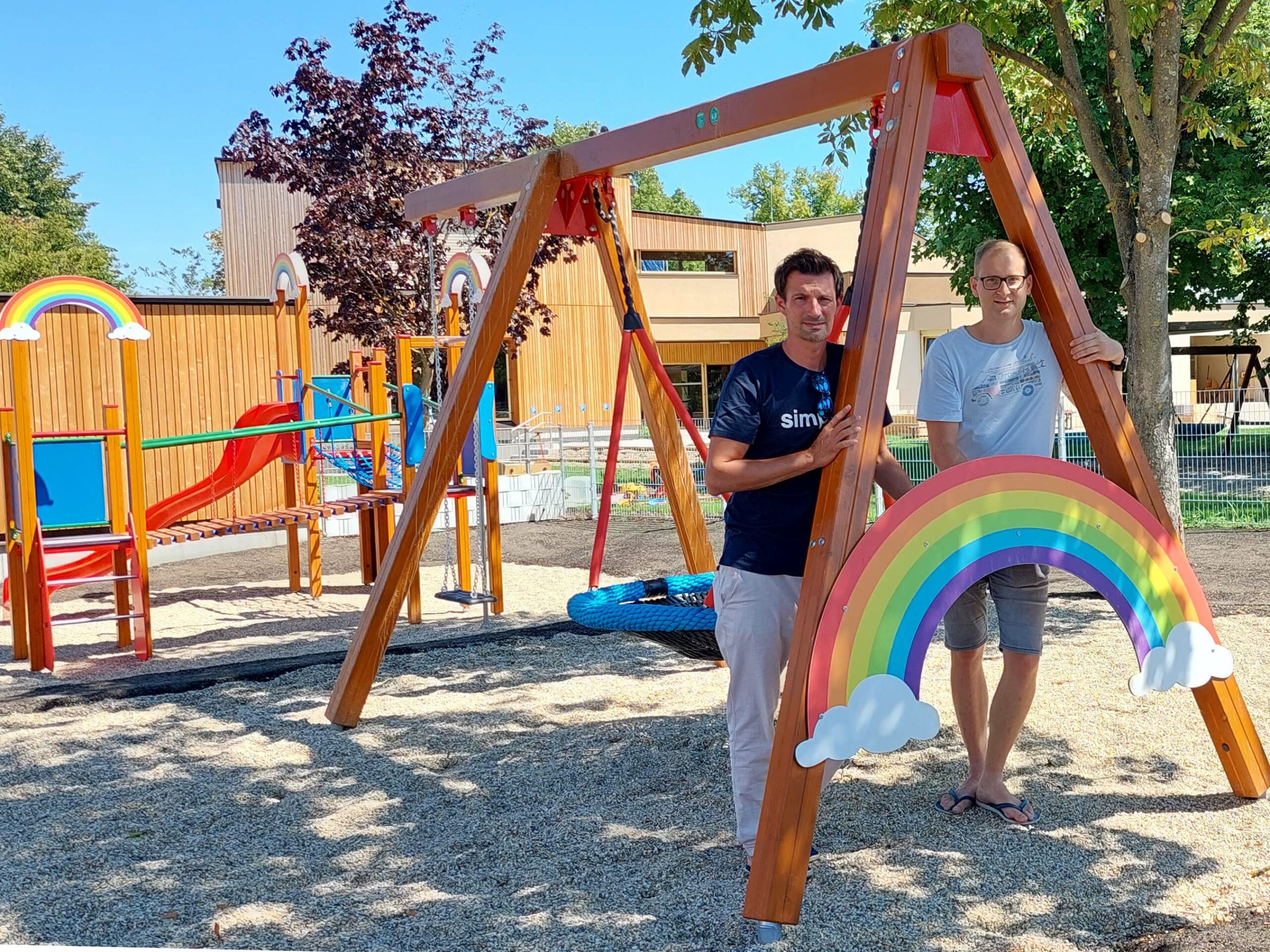 Regenbogenspielplatz in Gänserndorf