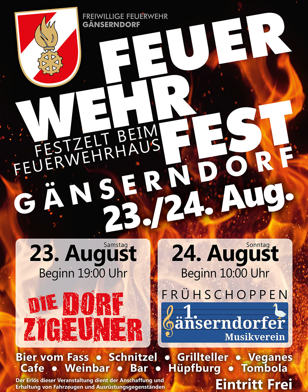 Feuerwehrfest Gänserndorf (Festzelt beim Feuerwehrhaus)