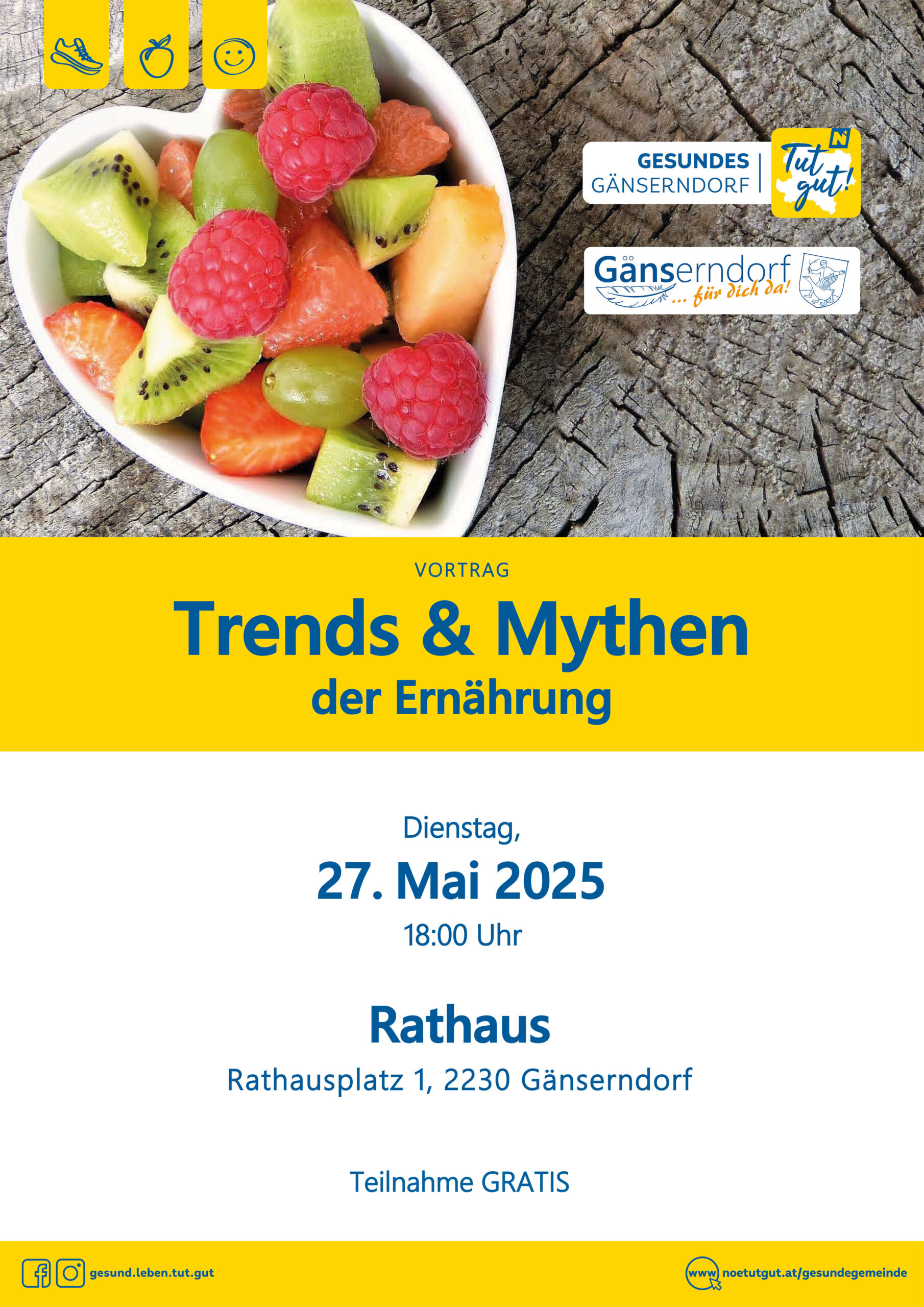 Vortrag: Trend & Mythen der Ernährung von "Tut gut!"