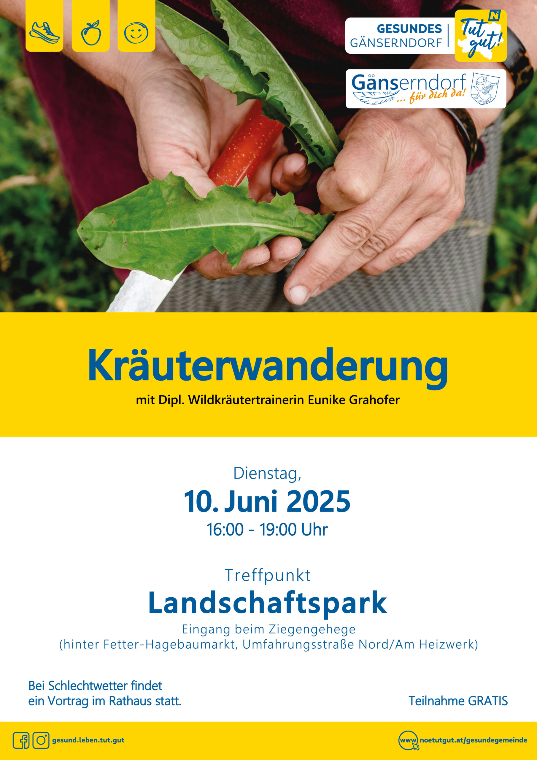 "Tut gut" Kräuterwanderung im Landschaftspark