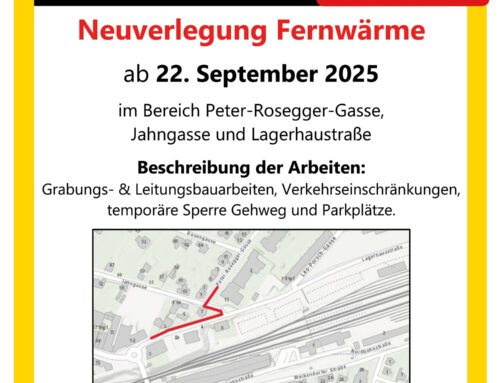 Verkehrseinschränkungen, Temporäre Sperren ab 22. September 2025