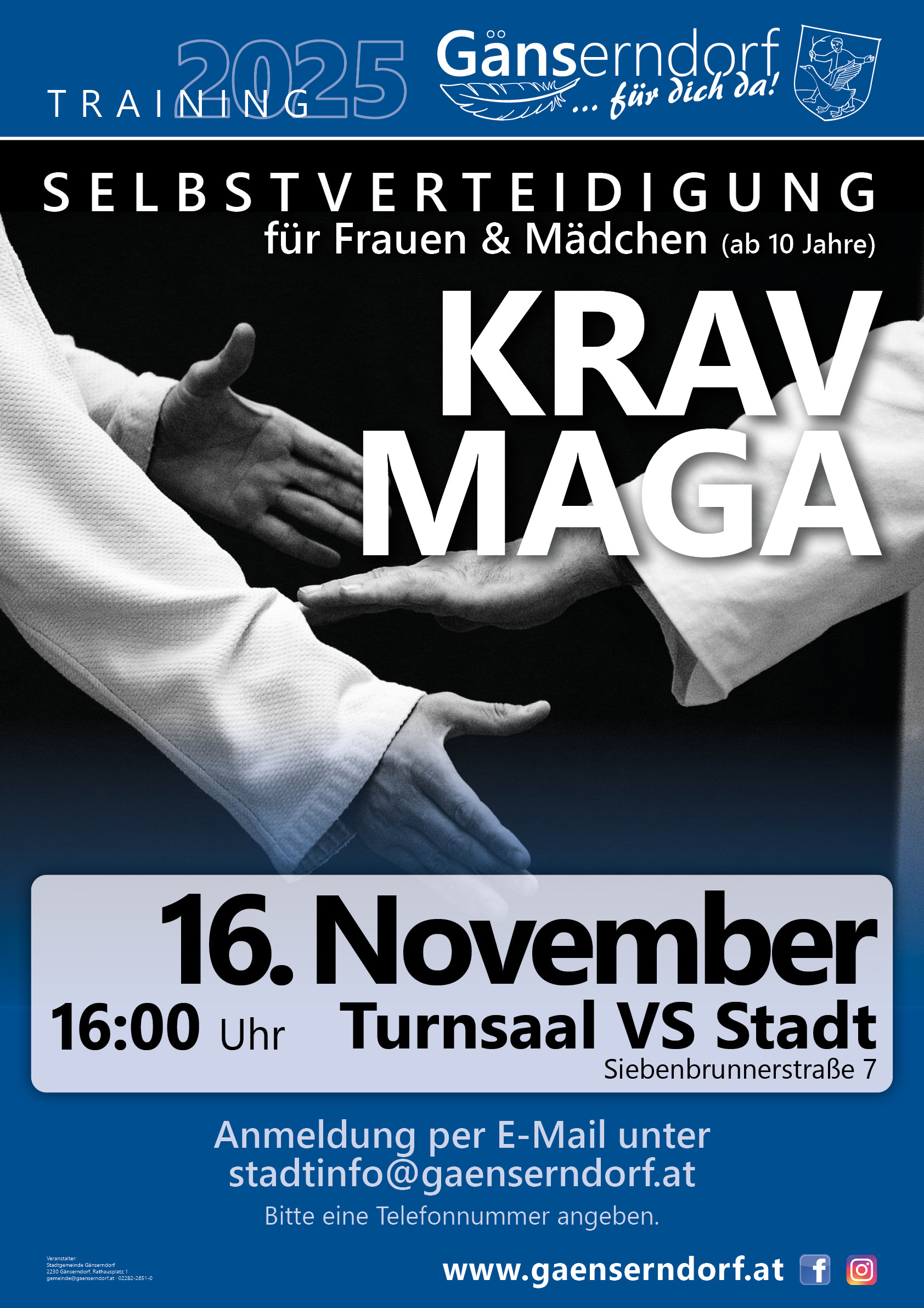 Krav Maga - Selbstverteidigungskurs für Frauen und Mädchen