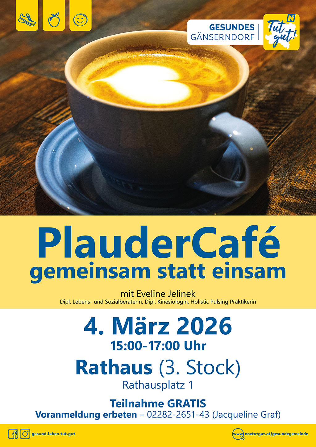 Tut gut! PlauderCafé - gemeinsam statt einsam