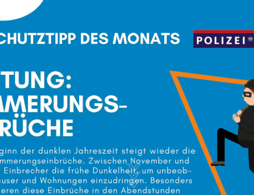 Zivilschutztipp: Dämmerungseinbrüche