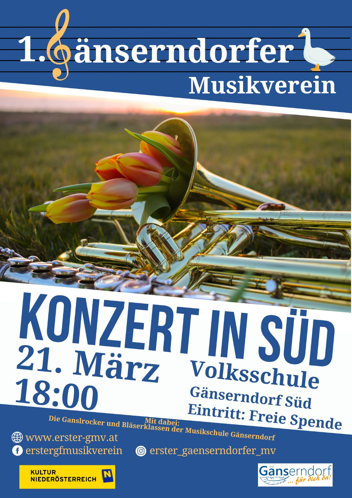 Konzert in Süd - 1. Gänserndorfer Musikverein