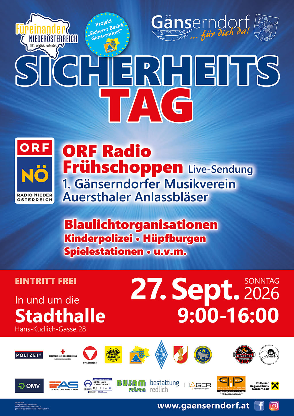 Sicherheitstag und Frühschoppen des ORF Radio NÖ