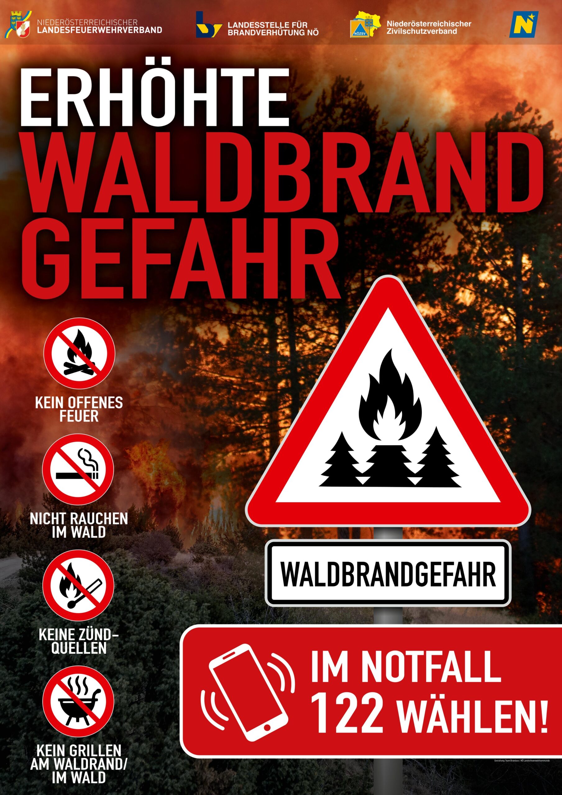 Bild Erhöhte Waldbrandgefaht