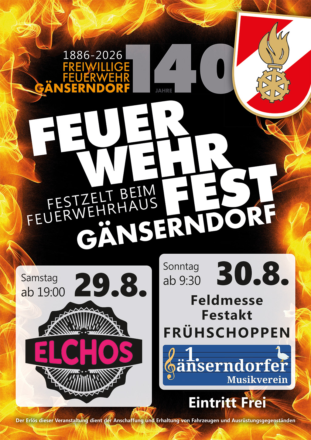 Feuerwehrfest - 140 Jahre Freiwillige Feuerwehr Gänserndorf