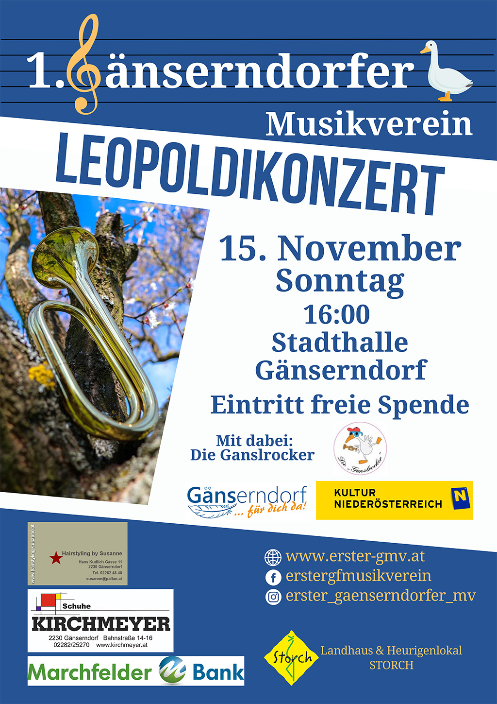 Erster Gänserndorfer Musikverein - Leopoldikonzert