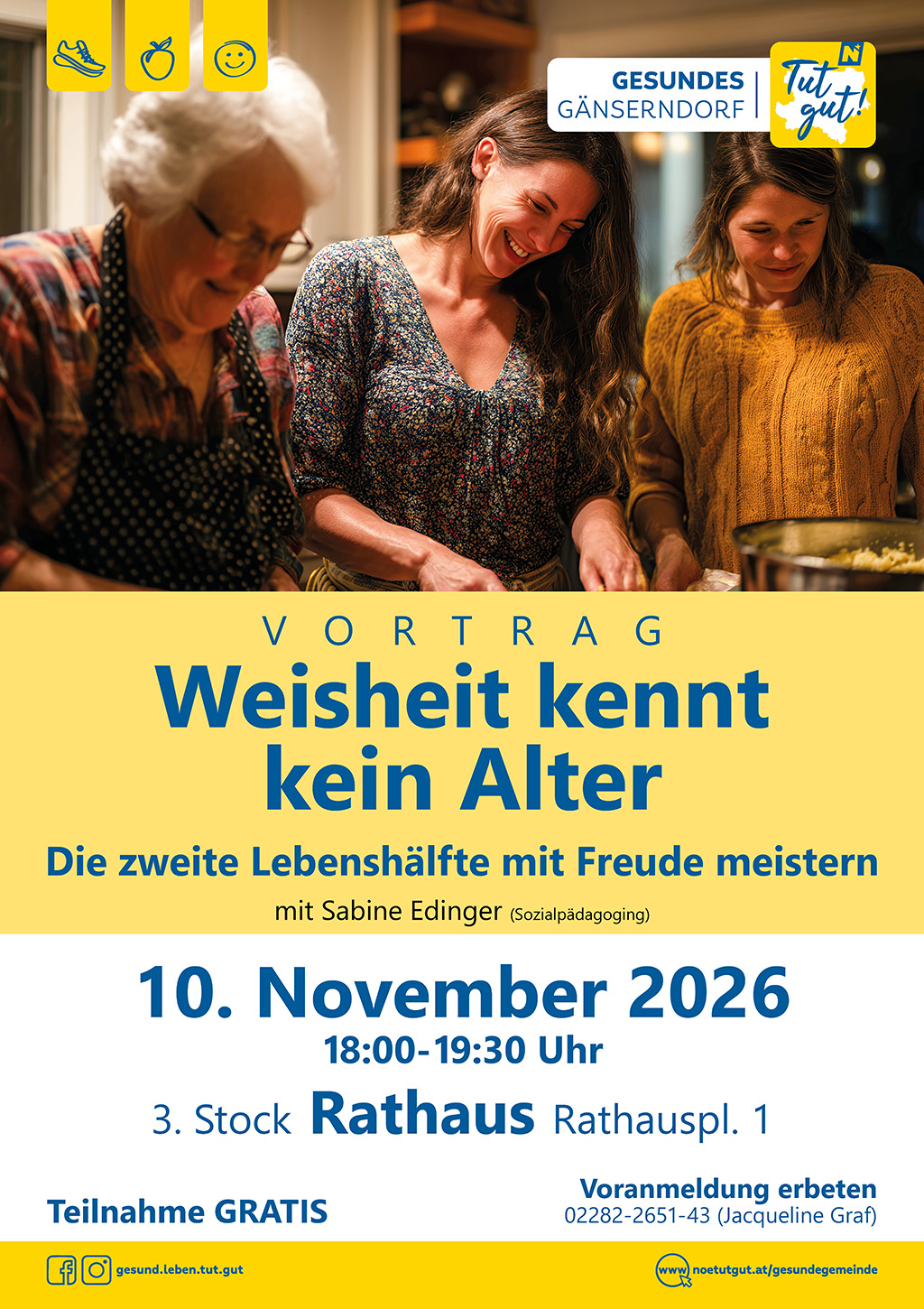 "Tut gut!" Vortrag - Weisheit kennt kein Alter