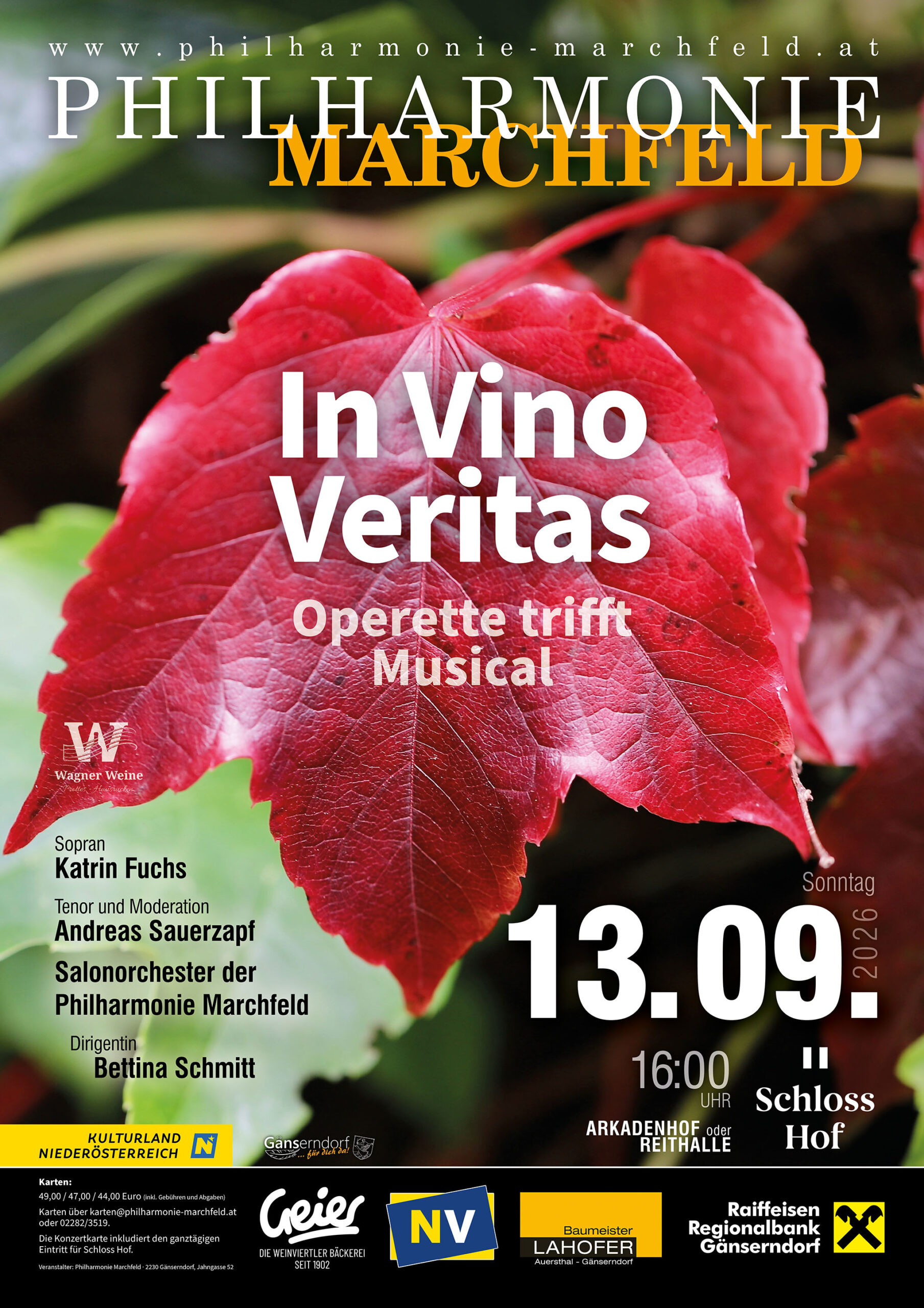 Philharmonie Marchfeld - Konzert "In Vino Veritas"