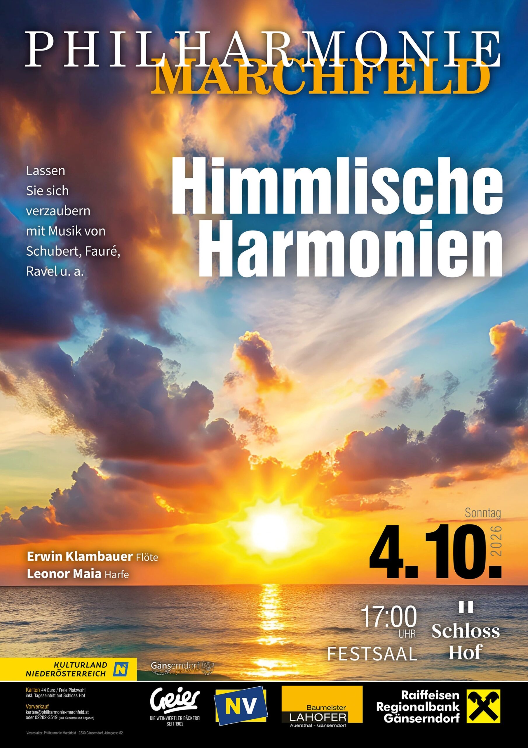Philharmonie Marchfeld - Konzert "Himmlische Harmonien"