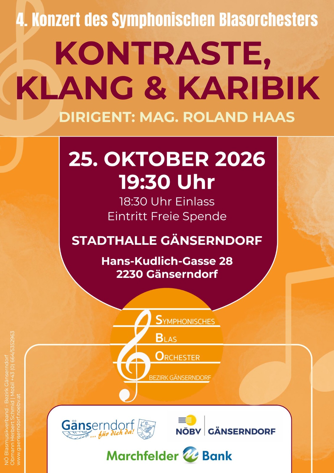 Konzert des Symphonischen Blasorchesters: Kontraste, Klang & Karibik